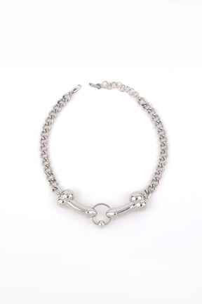 NAMILIA dick chain choker - silver,