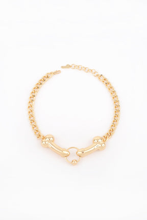 NAMILIA dick chain choker - gold,