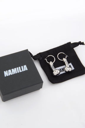 NAMILIA dick earrings - silver,