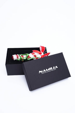 NAMILIA Dick Ornament - Candy Cane - red,