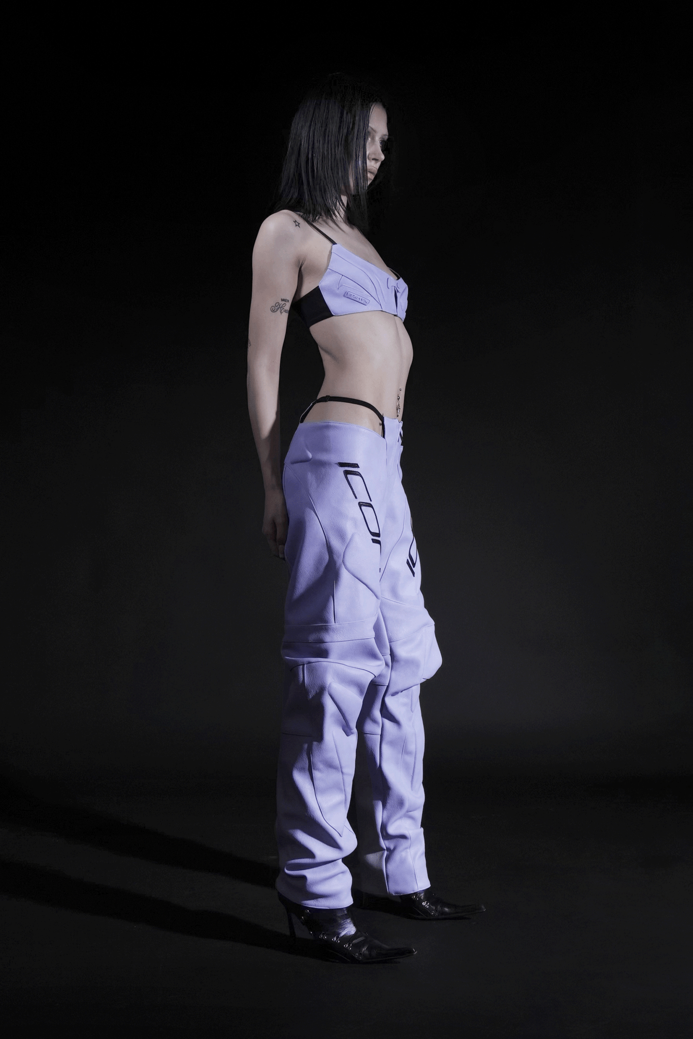 NAMILIA Icon Thong Pants - Purple, xs