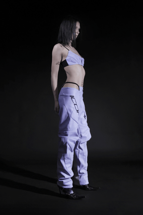 NAMILIA Icon Thong Pants - Purple, xs