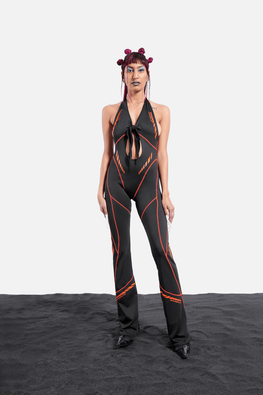 NAMILIA moto mesh pants