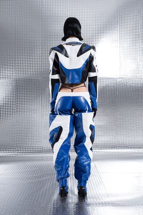 NAMILIA namilia x nfs moto jacket - XS, blue