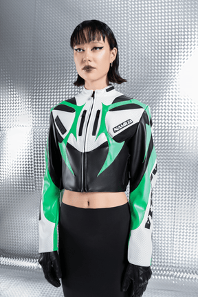 NAMILIA namilia x nfs moto jacket - XS, green