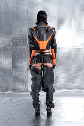 NAMILIA namilia x nfs moto jacket - XS, orange