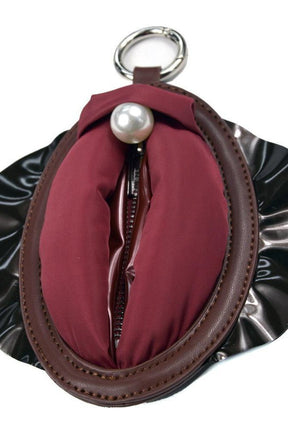 NAMILIA pussy coin purse - burgundy,