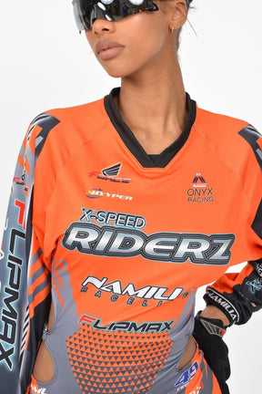 NAMILIA riderz racing body - XS, orange